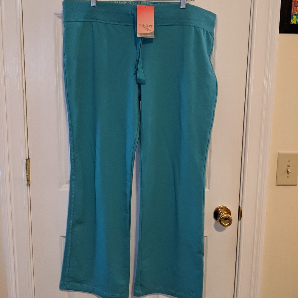NEW Confidential Women's Teal Activewear Pants Size XXL